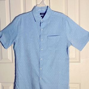 Casual Light Blue Button Down